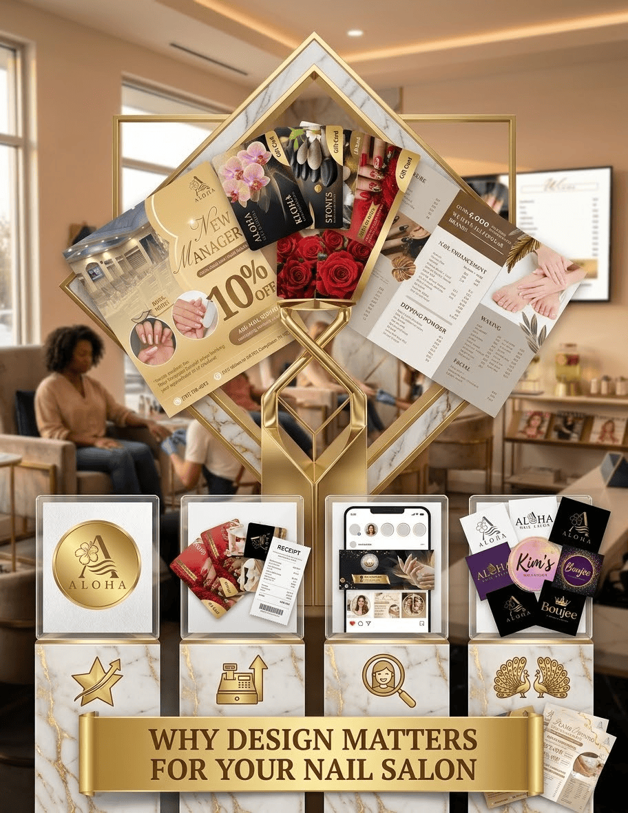 Polished salon checkout experience with branded technology